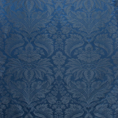Damask Pierre Fabric by Brunschwig & Fils in Ocean