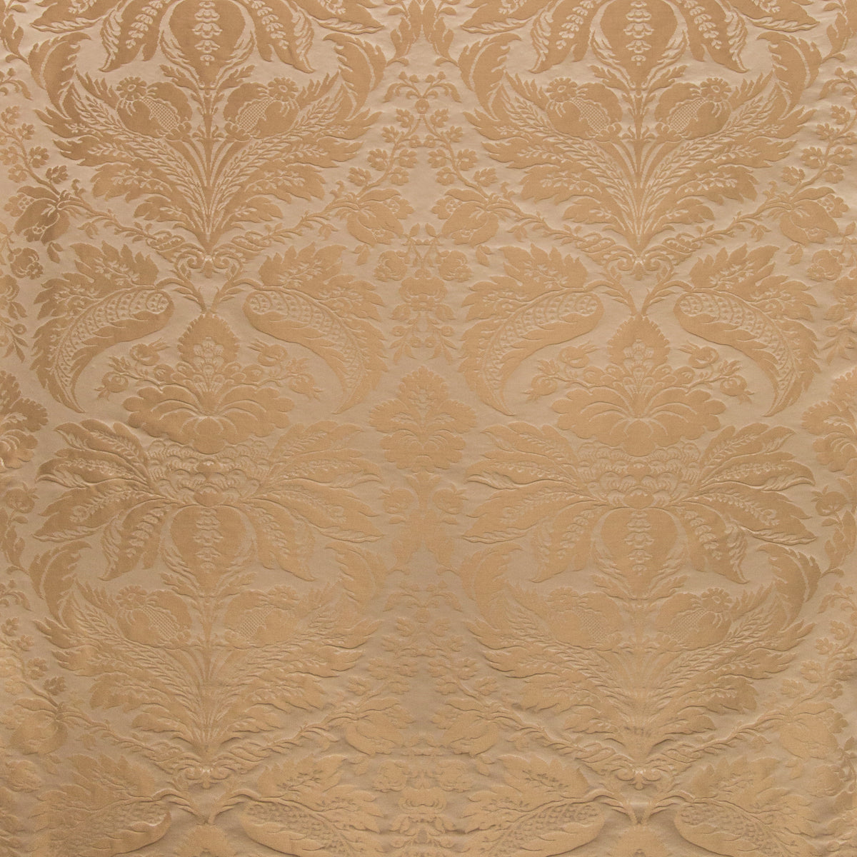 Damask Pierre Fabric by Brunschwig & Fils in Chestnut