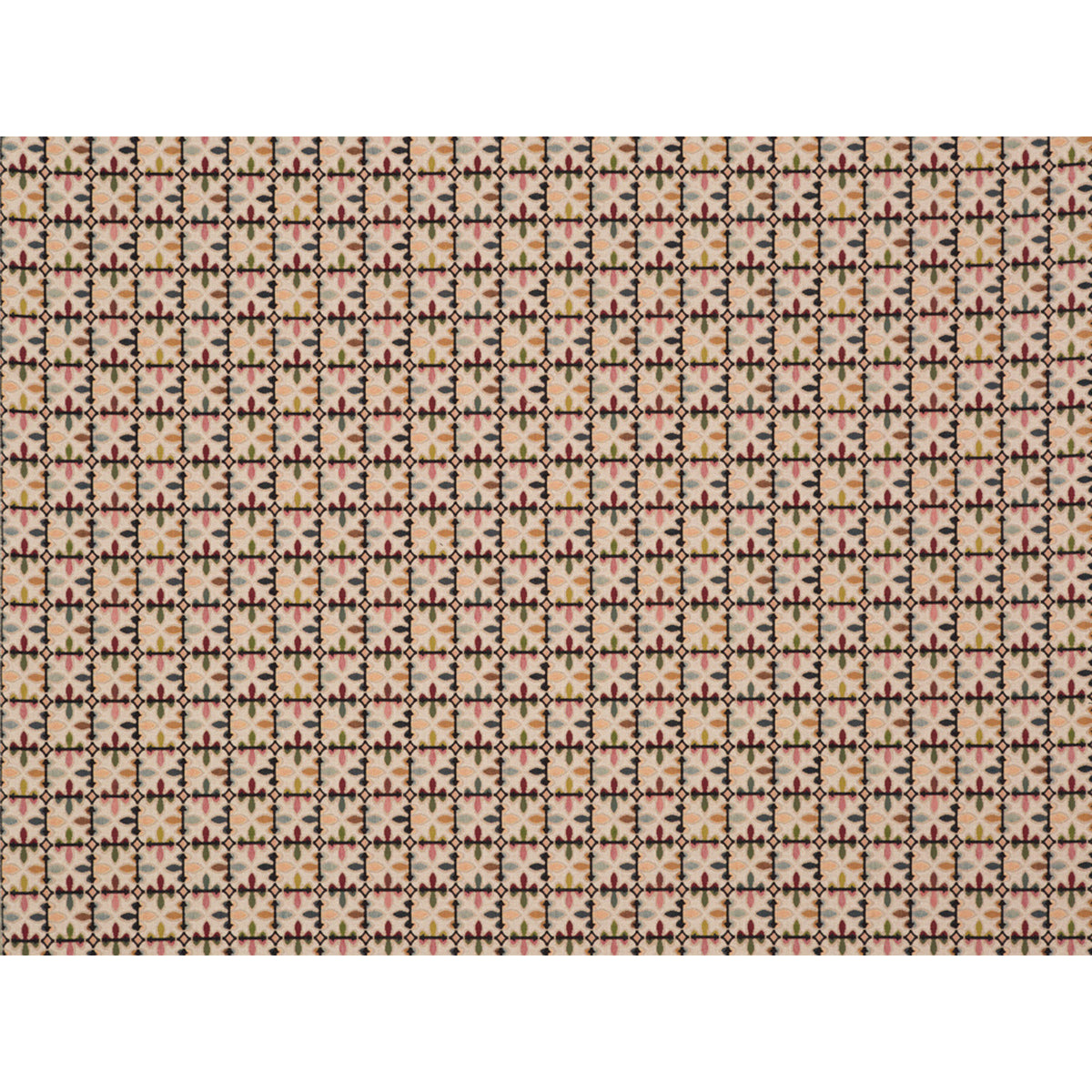 Porthos Fabric by Brunschwig & Fils in Red/Blue