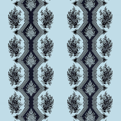 Coppelia Satin Fabric by Brunschwig & Fils in Ciel