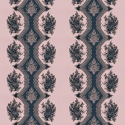 Coppelia Satin Fabric by Brunschwig & Fils in Rose