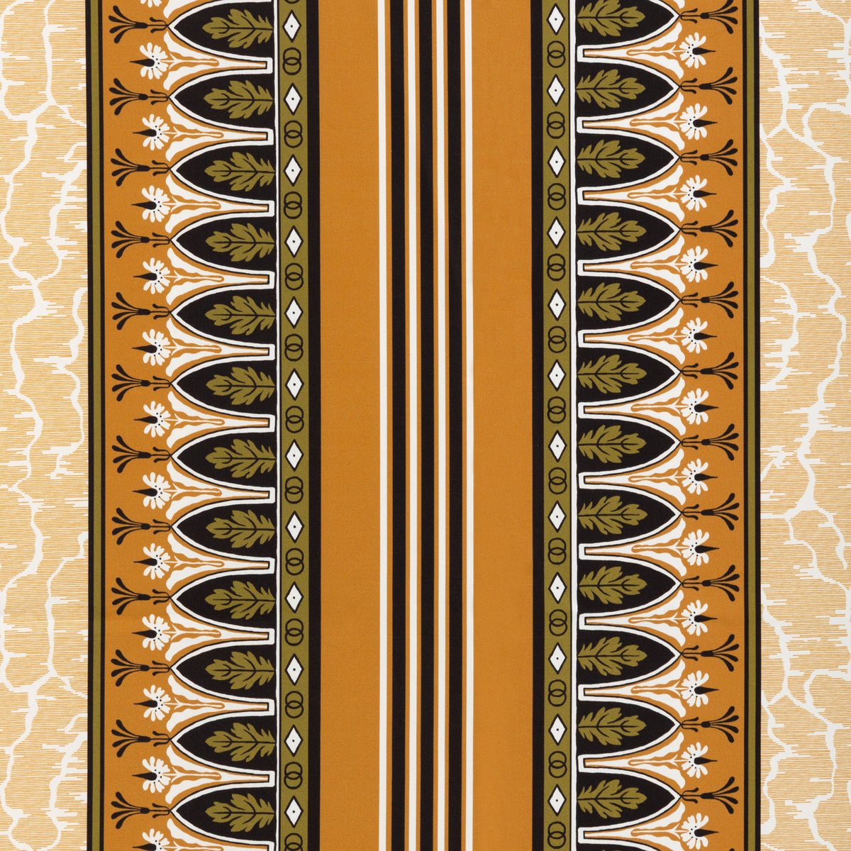 Lola Montez Fabric by Brunschwig & Fils in Khaki/Mustard