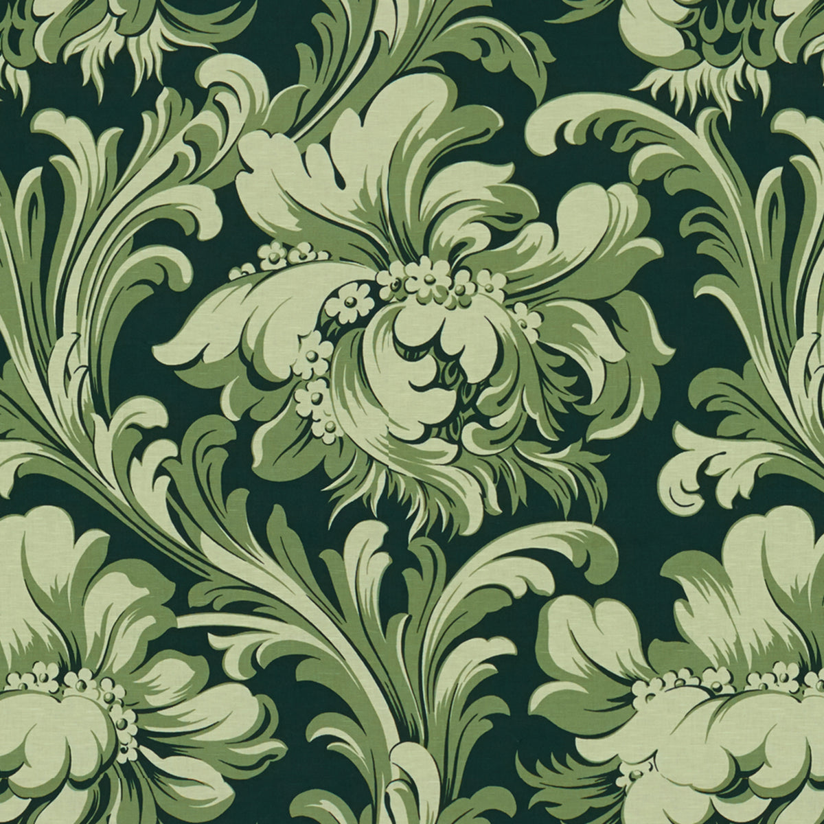 Mac Mahon Fabric by Brunschwig & Fils in Vert