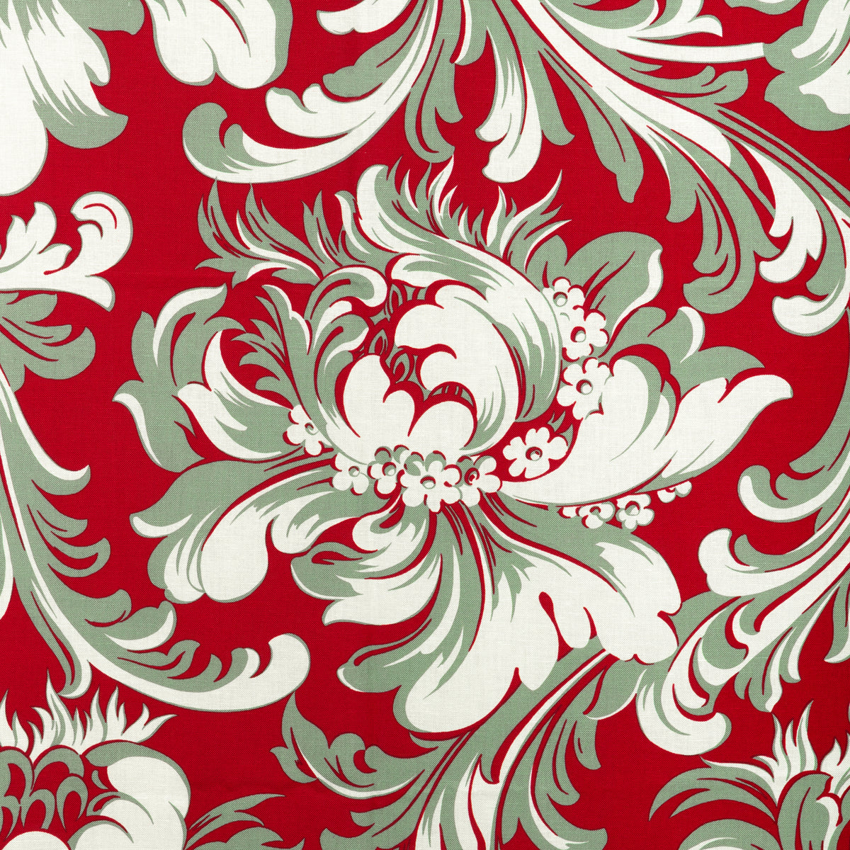 Mac Mahon Fabric by Brunschwig & Fils in Rouge
