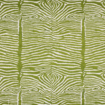 Le Zebre Emb Fabric by Brunschwig & Fils in Leaf