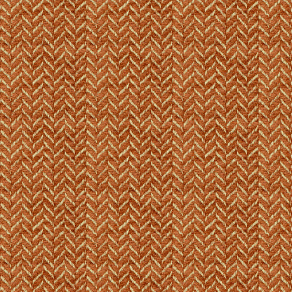 Mottaret Chenille Fabric by Brunschwig & Fils in Spice