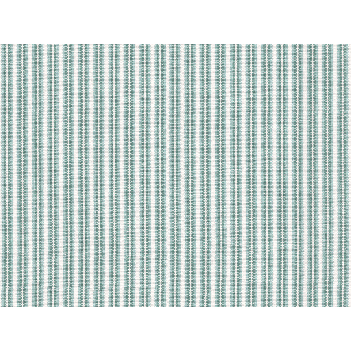 Chamas Stripe Fabric by Brunschwig & Fils in Teal