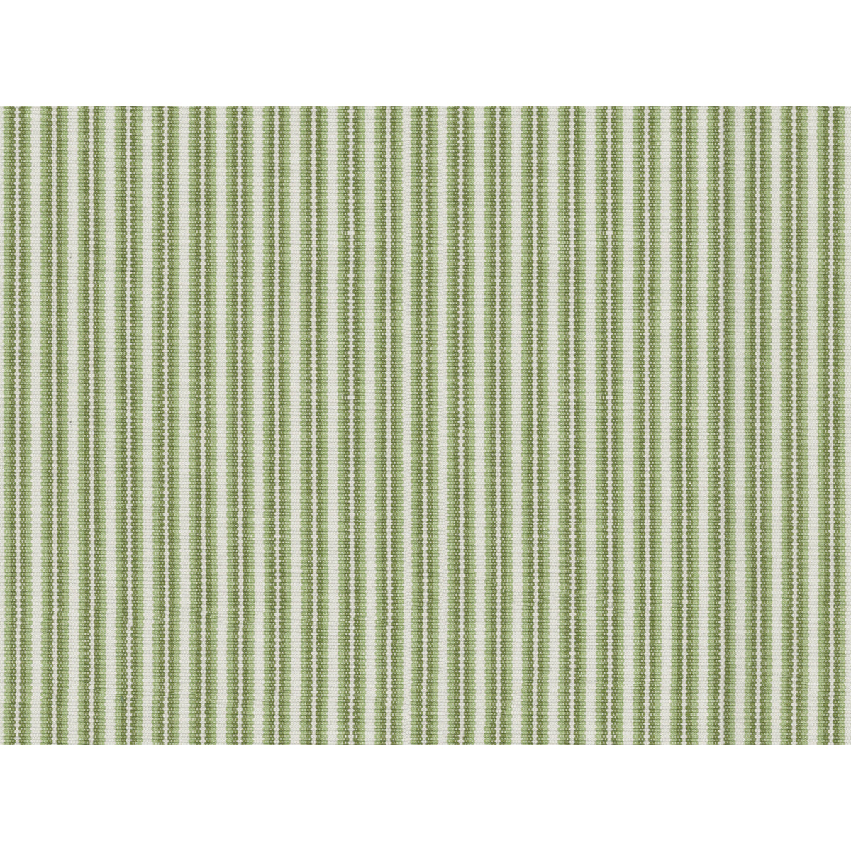 Chamas Stripe Fabric by Brunschwig & Fils in Leaf
