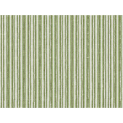 Chamas Stripe Fabric by Brunschwig & Fils in Leaf