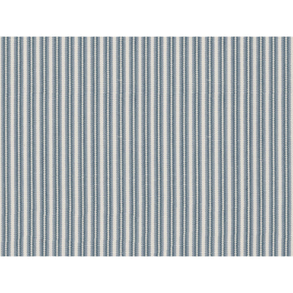 Chamas Stripe Fabric by Brunschwig & Fils in Blue