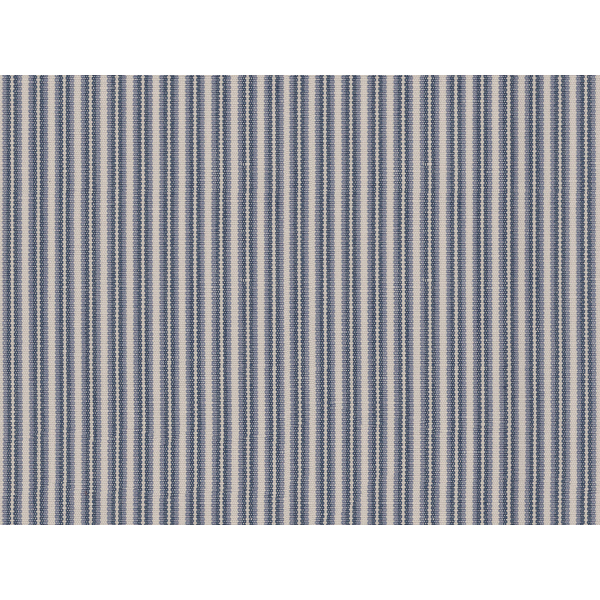 Chamas Stripe Fabric by Brunschwig & Fils in Indigo
