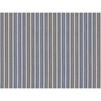 Chamas Stripe Fabric by Brunschwig & Fils in Indigo
