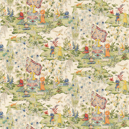 Lodi Garden Print Fabric by Brunschwig & Fils in Ivory