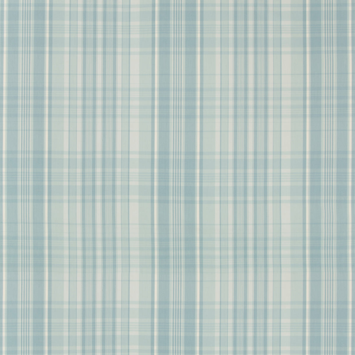 Guernsey Check Fabric by Brunschwig & Fils in Aqua