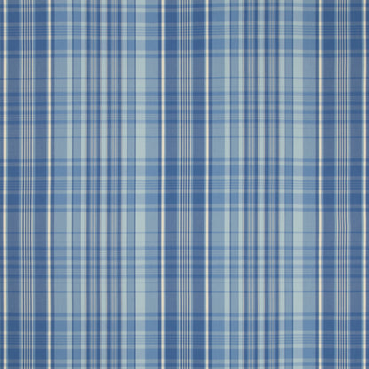 Guernsey Check Fabric by Brunschwig & Fils in Blue