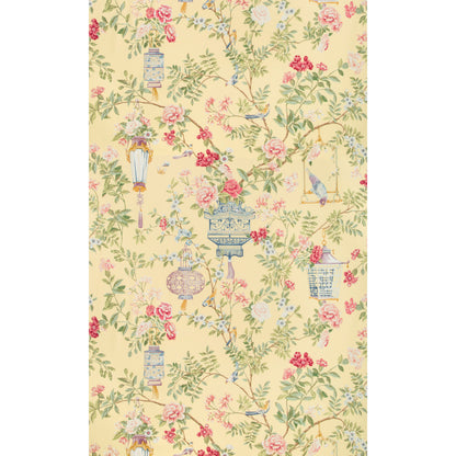 Jardin Fleuri Print Fabric by Brunschwig & Fils in Sun