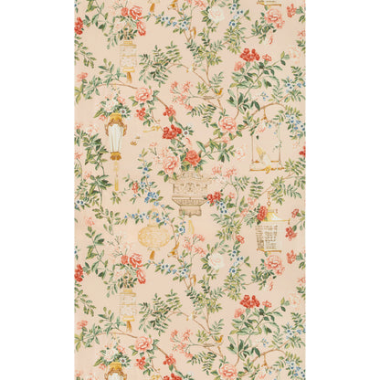Jardin Fleuri Print Fabric by Brunschwig & Fils in Petal