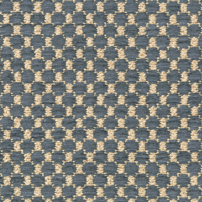 Ecrins Texture Fabric by Brunschwig & Fils in Blue