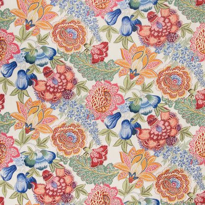 Karabali Print Fabric by Brunschwig & Fils in Jewel