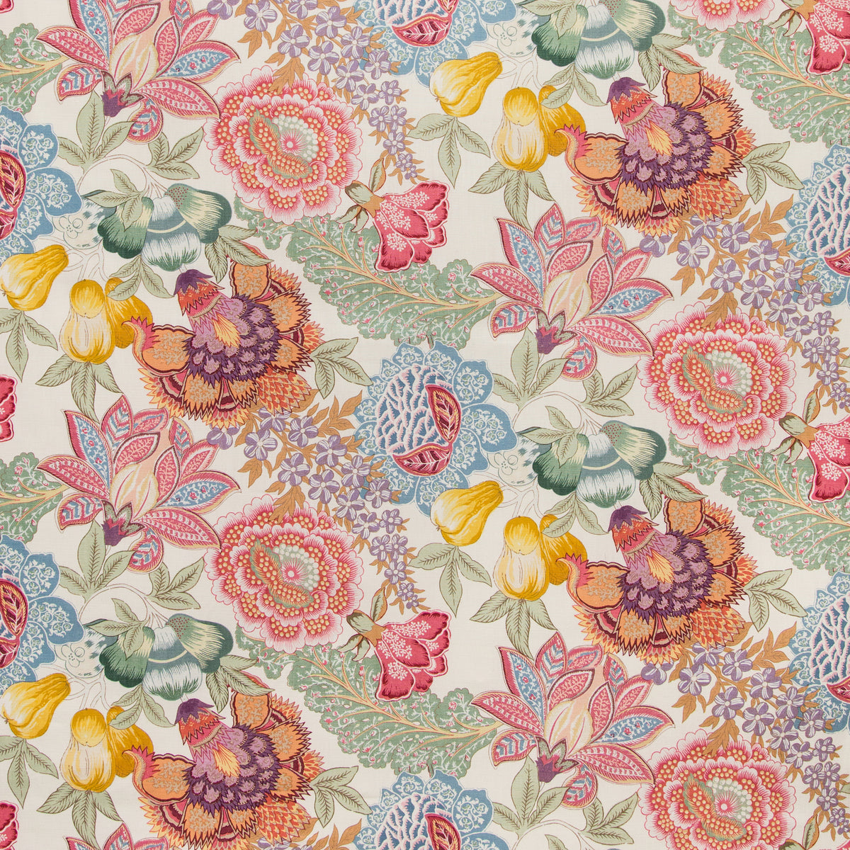 Karabali Print Fabric by Brunschwig & Fils in Spring