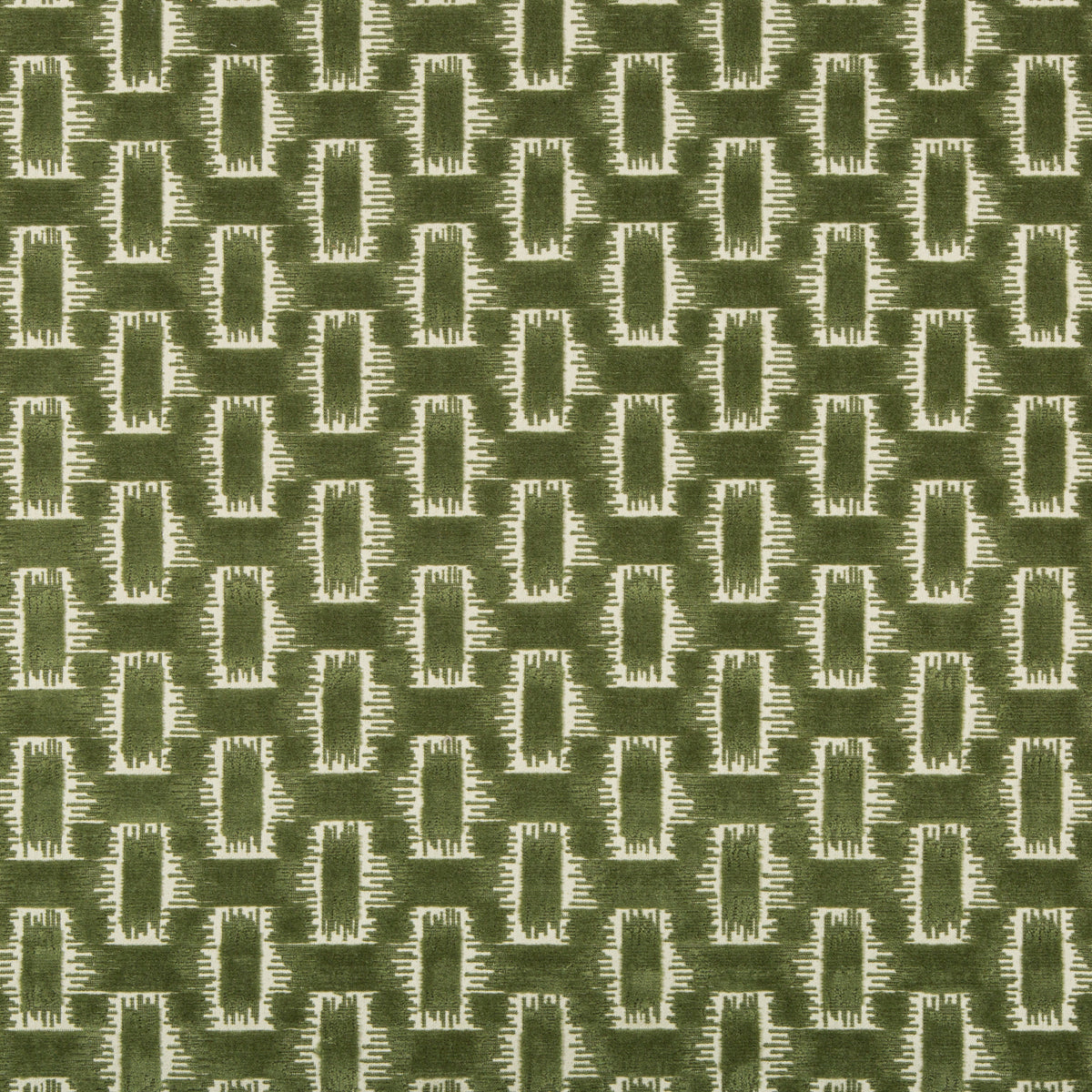 Chambord Velvet Fabric by Brunschwig & Fils in Leaf