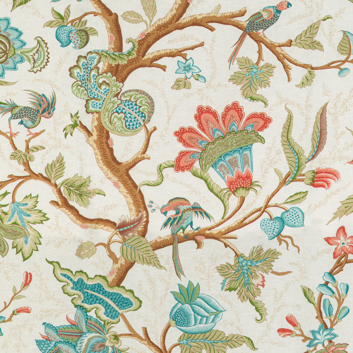 Louverne Print Fabric by Brunschwig & Fils in Multi