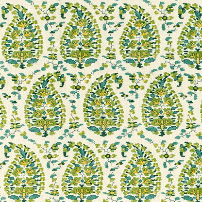 Rougier Print Fabric by Brunschwig & Fils in Green