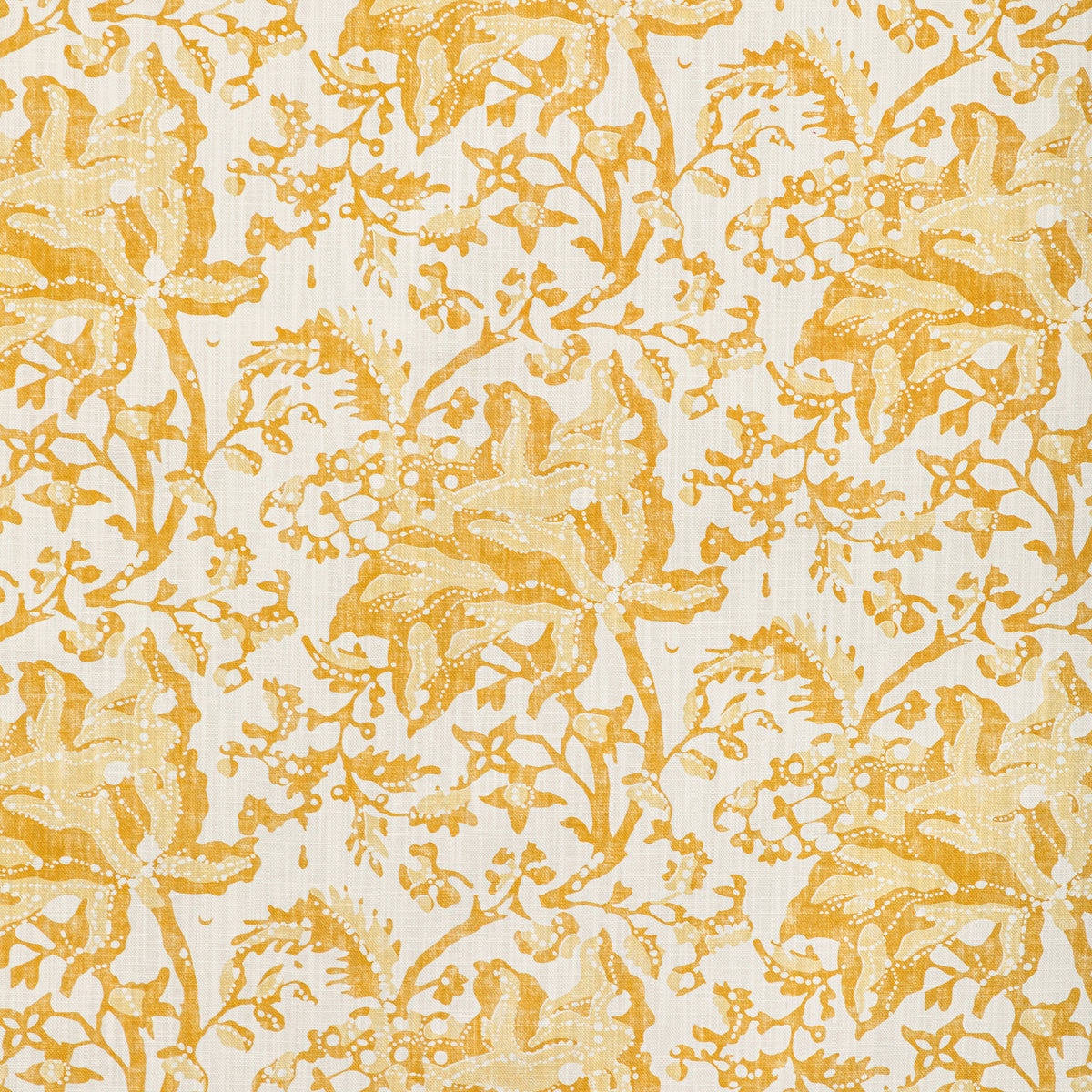 Weymouth Print Fabric by Brunschwig & Fils in Canary