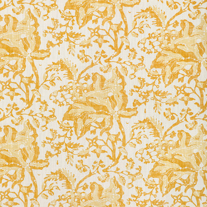 Weymouth Print Fabric by Brunschwig & Fils in Canary