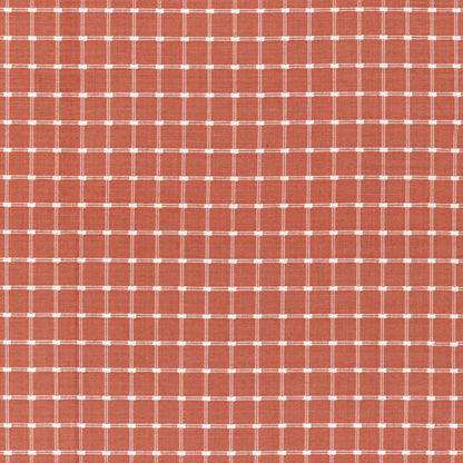 Lison Check Fabric by Brunschwig & Fils in Melon