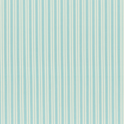 Selune Stripe Fabric by Brunschwig & Fils in Aqua