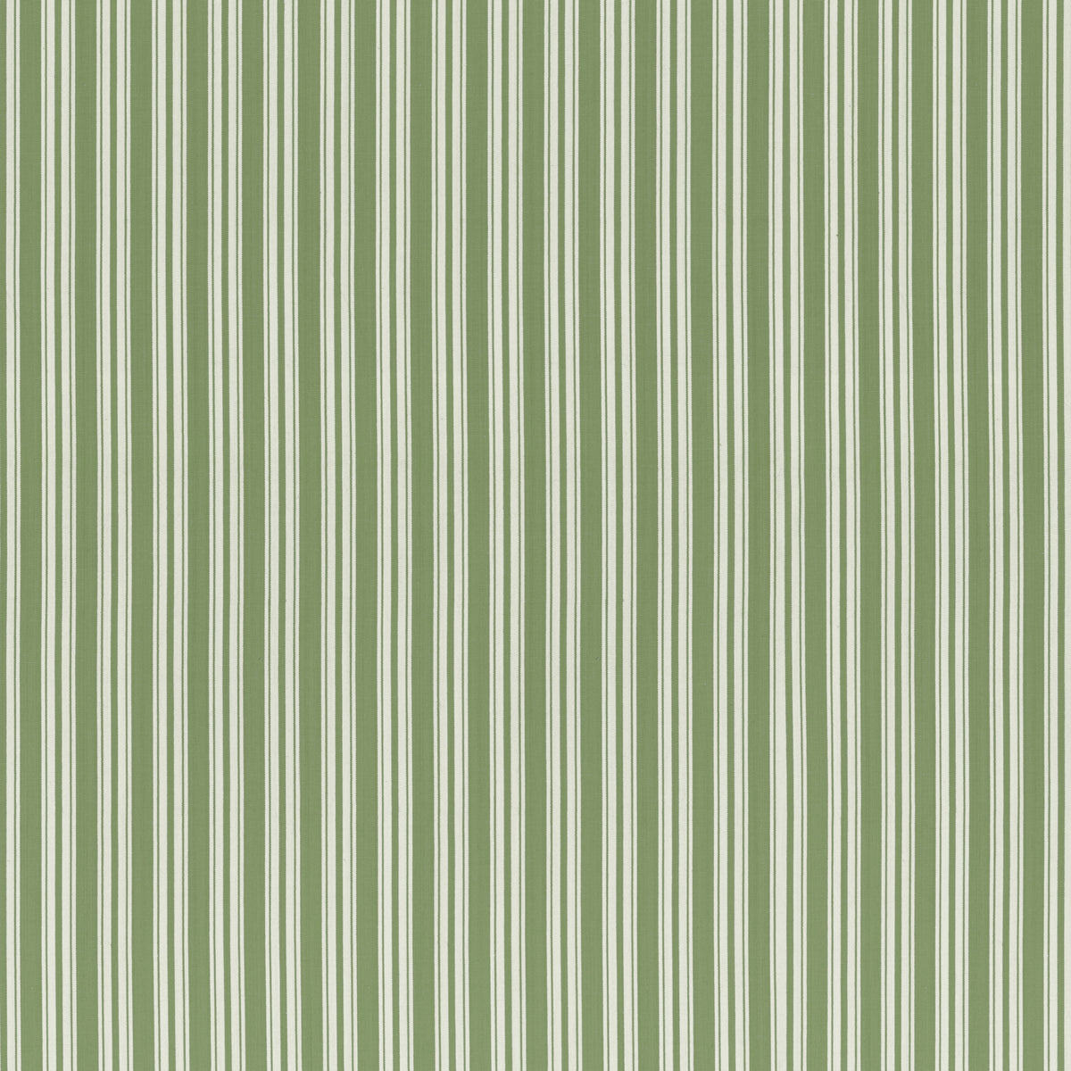 Selune Stripe Fabric by Brunschwig & Fils in Green