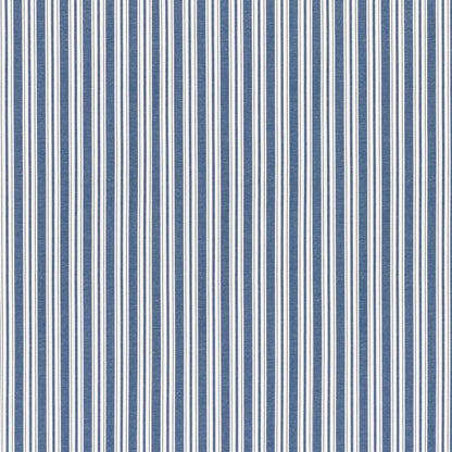 Selune Stripe Fabric by Brunschwig & Fils in Blue