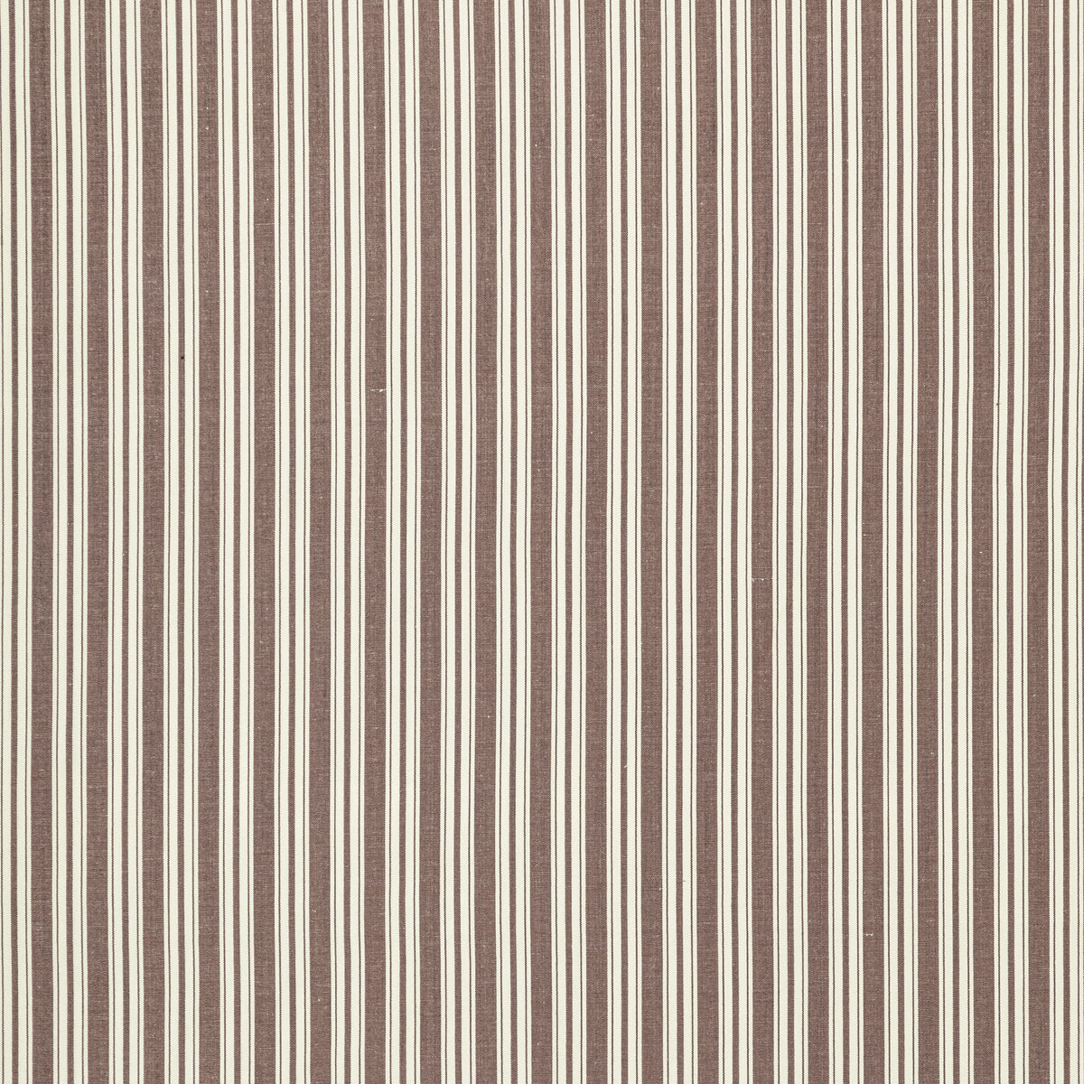 Selune Stripe Fabric by Brunschwig & Fils in Brown