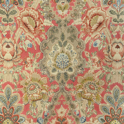 Carvallo Print Fabric by Brunschwig & Fils in Red