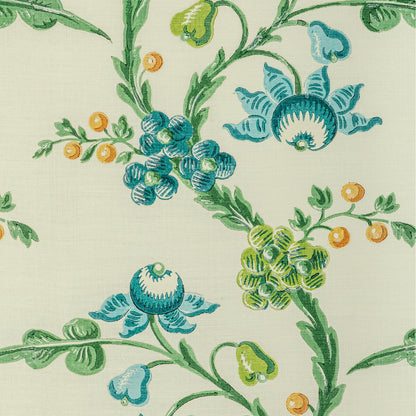 Le Brun Print Fabric by Brunschwig & Fils in Pool