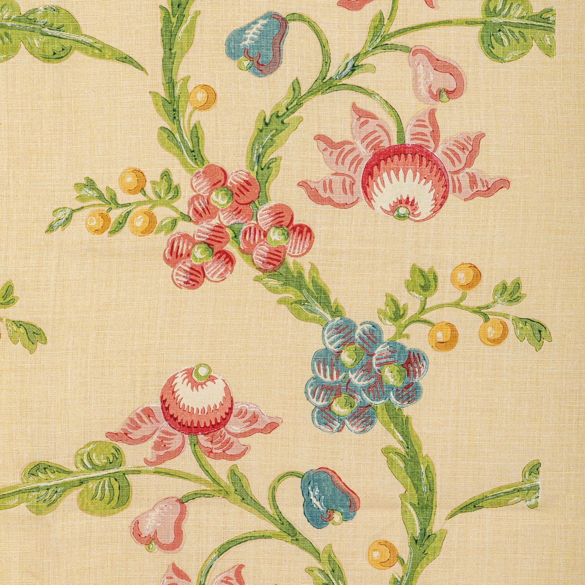 Le Brun Print Fabric by Brunschwig & Fils in Spring