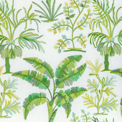 Martil Emb Fabric by Brunschwig & Fils in Leaf