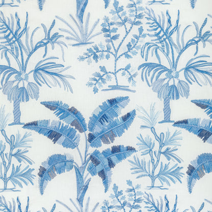 Martil Emb Fabric by Brunschwig & Fils in Blue