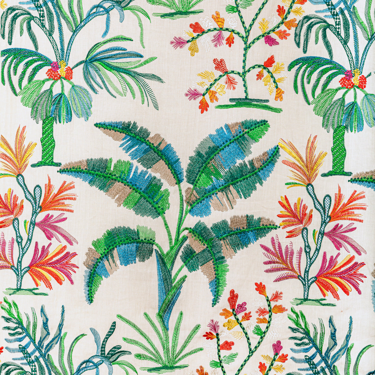 Martil Emb Fabric by Brunschwig & Fils in Jewel