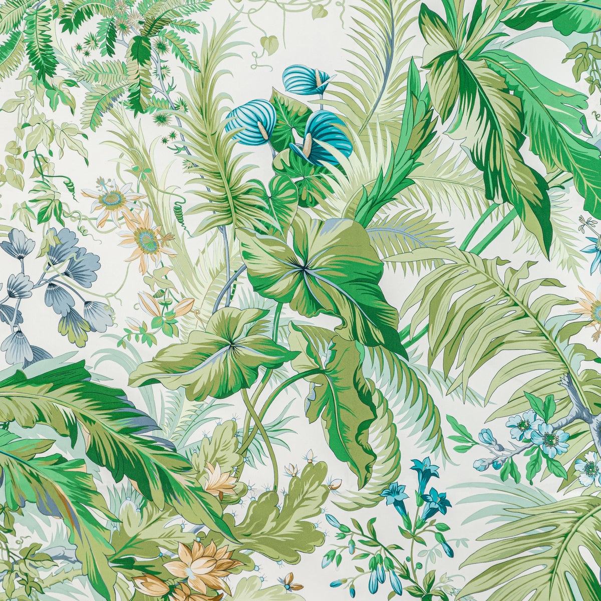Majorelle Print Fabric by Brunschwig & Fils in Mist