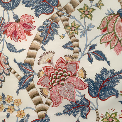 Cadenet Print Fabric by Brunschwig & Fils in Red/Blue