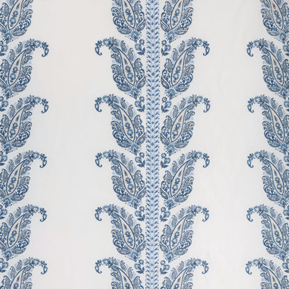 Yara Paisley Emb Fabric by Brunschwig & Fils in Sky