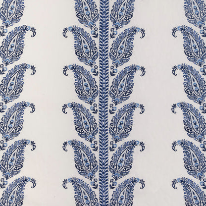 Yara Paisley Emb Fabric by Brunschwig & Fils in Blue