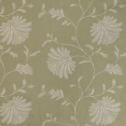 Maelle Emb Fabric by Brunschwig & Fils in Celery