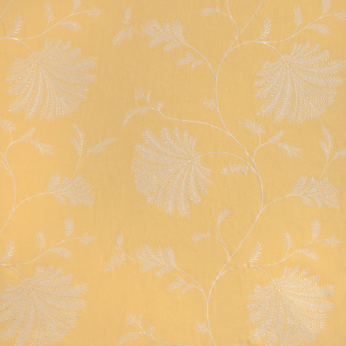 Maelle Emb Fabric by Brunschwig & Fils in Canary