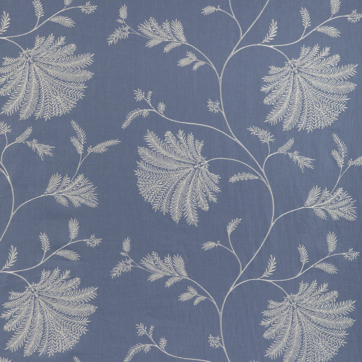 Maelle Emb Fabric by Brunschwig & Fils in Blue