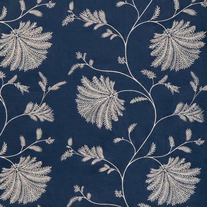 Maelle Emb Fabric by Brunschwig & Fils in Navy