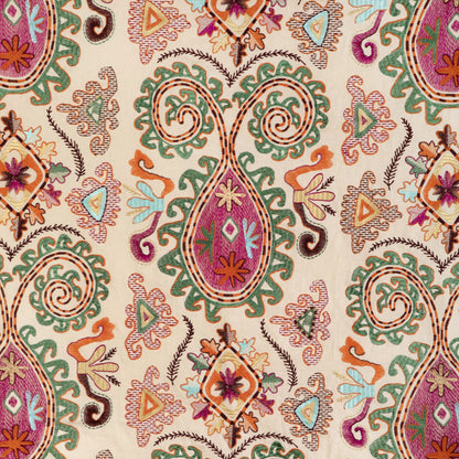 Lavali Emb Fabric by Brunschwig & Fils in Plum/Multi