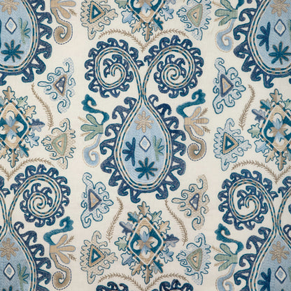 Lavali Emb Fabric by Brunschwig & Fils in Blue/Sky